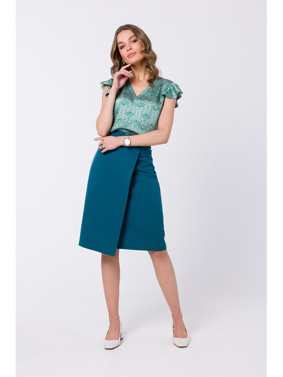 Stylove Stylove Gonna midi S343 Blu Regular Fit