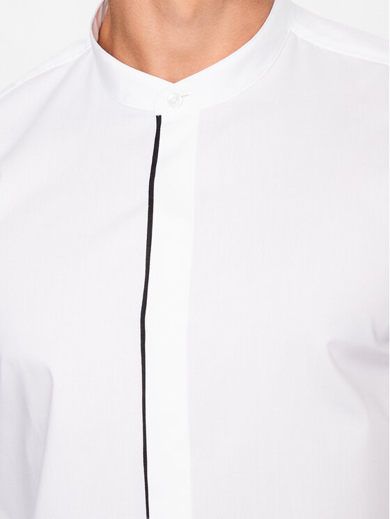 BOSS Boss Marškiniai 50484506 Balta Slim Fit