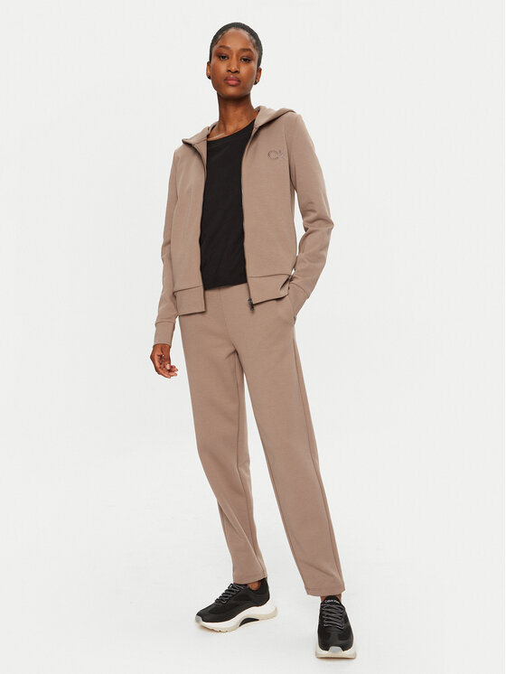 Calvin Klein Calvin Klein Pantaloni trening Satin K20K207945 Bej Slim Fit