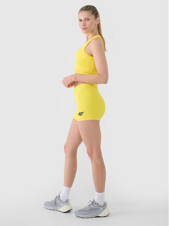 4F 4F Kolarki NOS Żółty Slim Fit