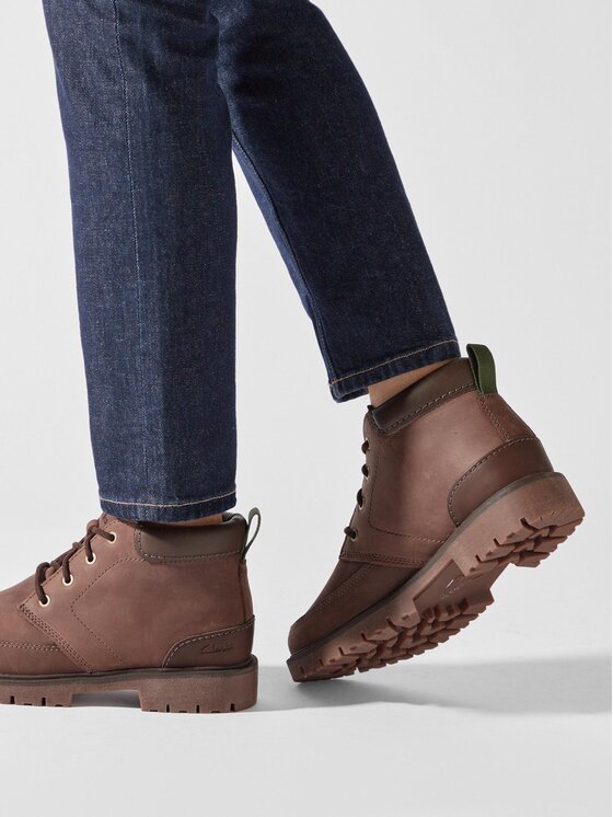 Clarks Clarks Planinarske cipele Rossdale Mid 261734537 Smeđa