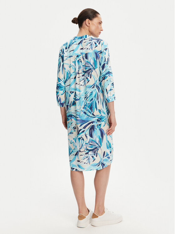 Olsen Olsen Hemdkleid 13002008 Blau Regular Fit