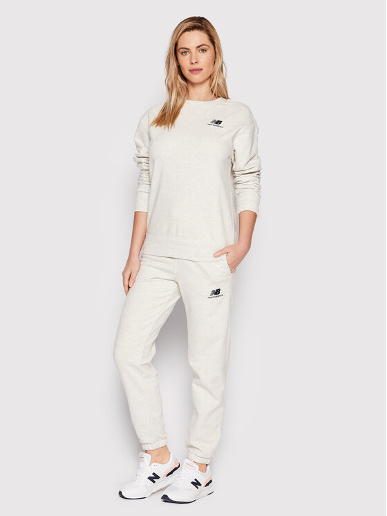New Balance New Balance Sweatshirt Unisex UT21501 Grau Relaxed Fit
