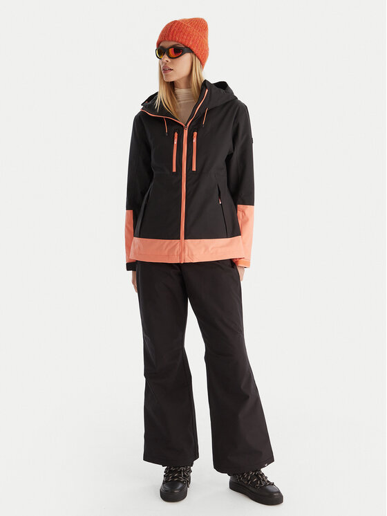 Roxy Roxy Geacă de schi Upwards JK ERJTJ03521 Negru Regular Fit