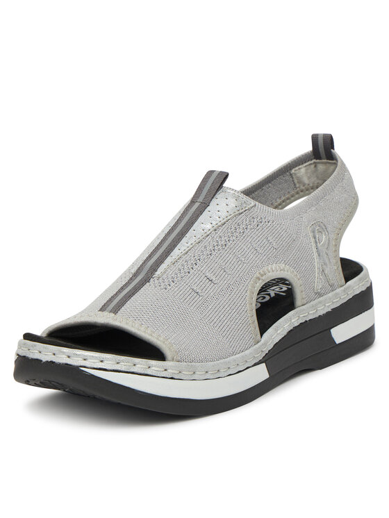 Rieker Rieker Sandalen V59B5-90 Grau