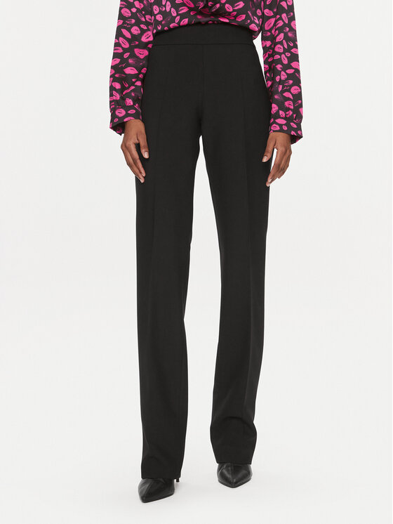 HUGO Hugo Штани з тканини Haitama 50504508 Чорний Straight Fit
