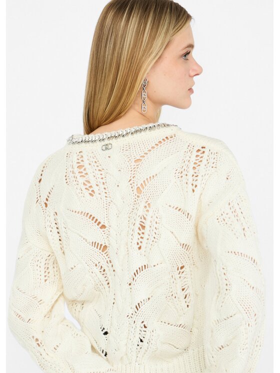 Liu Jo Liu Jo Maglione MF5452MA37R10701 Bianco Regular Fit