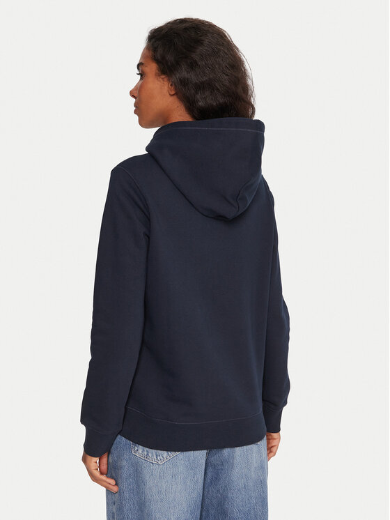 Tommy Jeans Tommy Jeans Majica dugih rukava Linear DW0DW21963 Tamnoplava Regular Fit