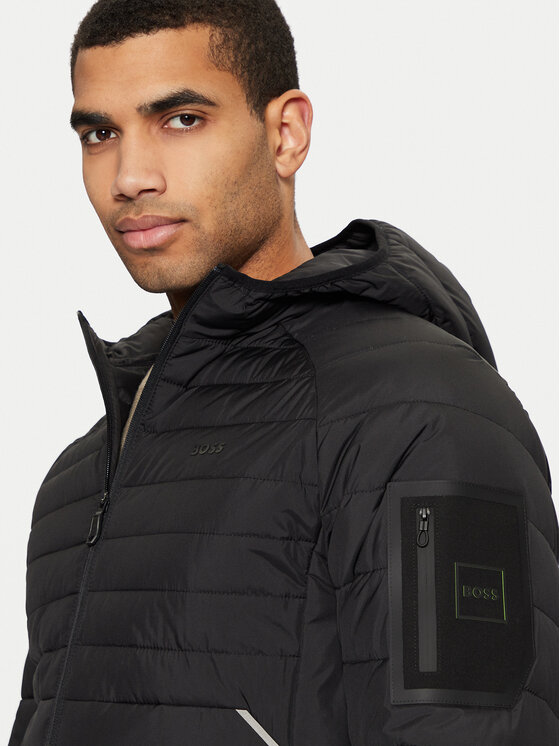 BOSS BOSS Demisezoninė striukė J_Thor 2 50514761 Juoda Regular Fit