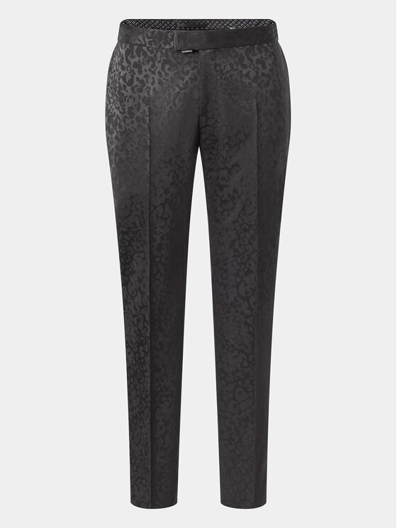 JOOP! JOOP! Spoločenské nohavice 17 JT-17Bask 30040434 Čierna Slim Fit