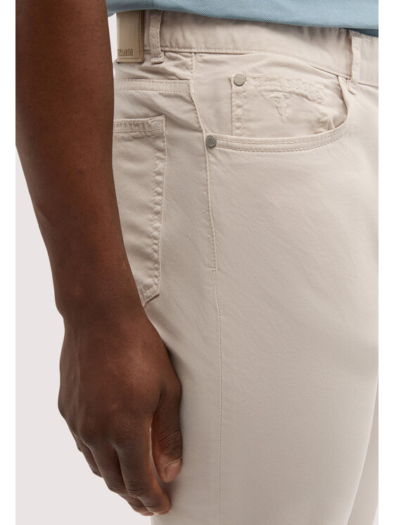 Trussardi Trussardi Pantaloni di tessuto P704H504861N011 Bianco Slim Fit