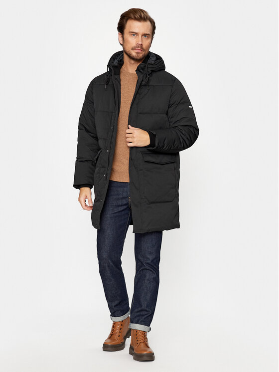 Pepe Jeans Pepe Jeans Žieminė striukė Brad PM402846 Juoda Regular Fit