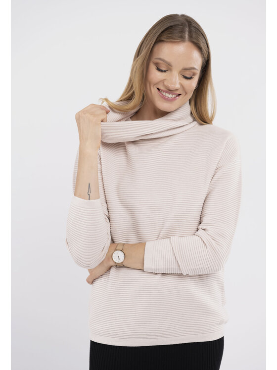 Sweter, rozmiar L, Beżowy, S-LISE