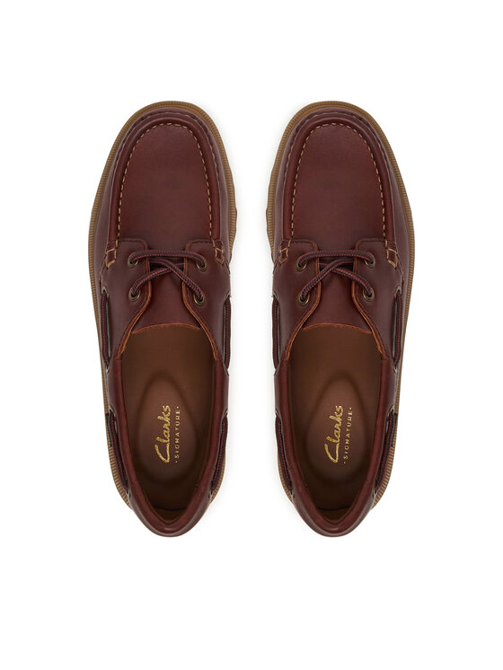Clarks Clarks Félcipő Cleyhill Boat. 26187287 Barna
