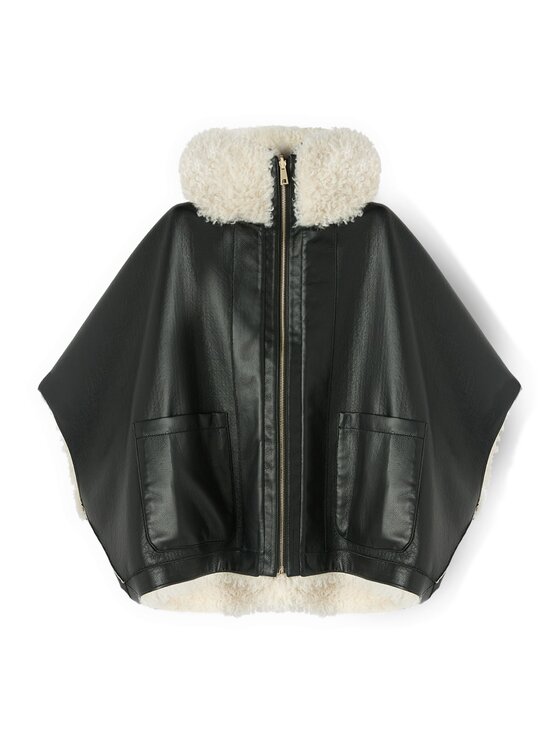 Motivi Motivi Pelliccia 8047W000058N0Z3 Nero Over Fit