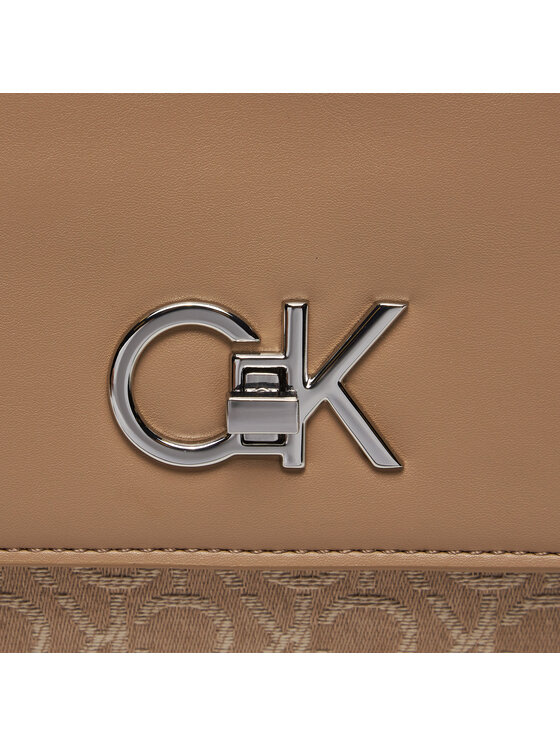 Calvin Klein Calvin Klein Käekott Re-Lock Conv Shoulder Bag_Jqc K60K612641 Beež