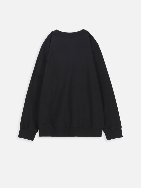 Coccodrillo Coccodrillo Felpa ZC3143102LBH Nero Regular Fit