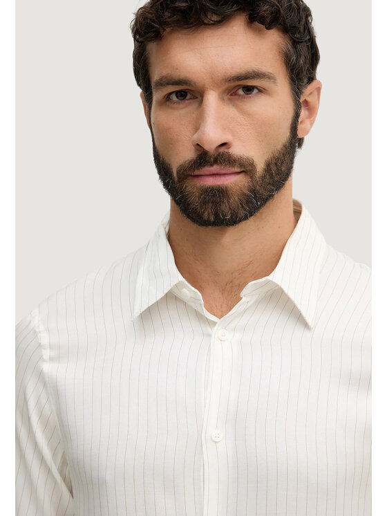 Armani Exchange Armani Exchange Camicia XM001817 AF13235 Bianco Casual Fit