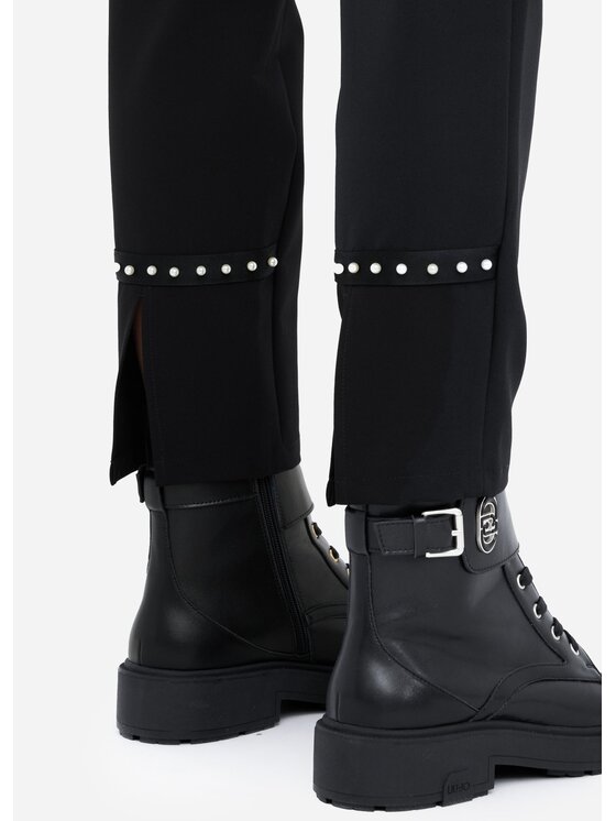 Liu Jo Liu Jo Pantaloni di tessuto TF5264T262022222 Nero Regular Fit