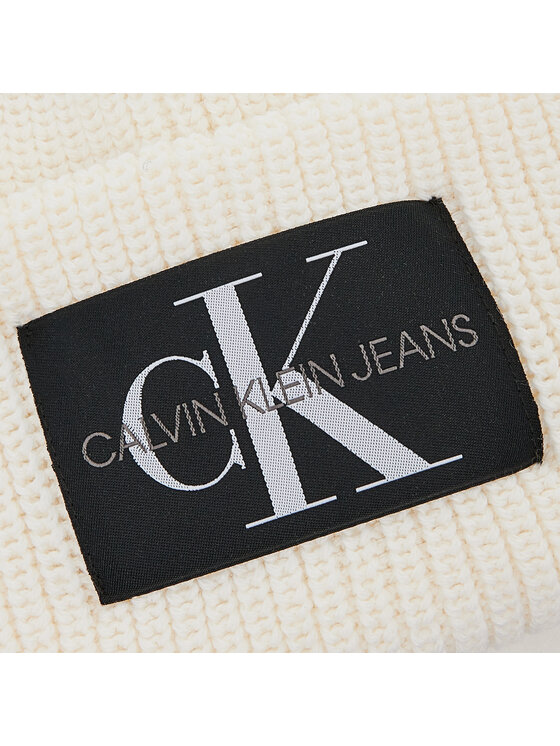 Calvin Klein Jeans Kepurė Monogram Beanie Wl K50K506242 Smėlio • Modivo.lt