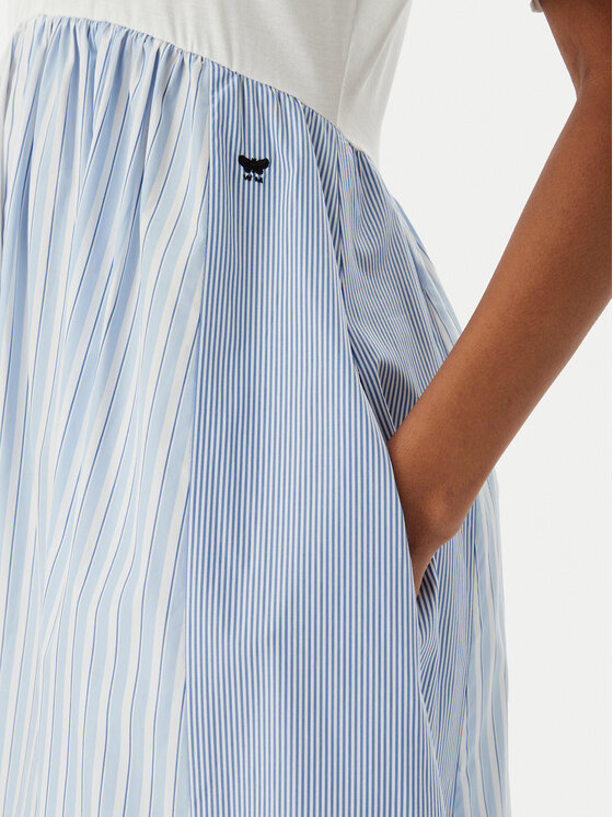 Weekend Max Mara Weekend Max Mara Kleid für den Alltag Brozno 2515621082 Weiß Relaxed Fit