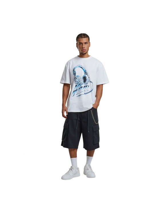 Karl Kani Karl Kani T-shirt HEADPHONE PRINT T-SHIRT Bianco Regular Fit