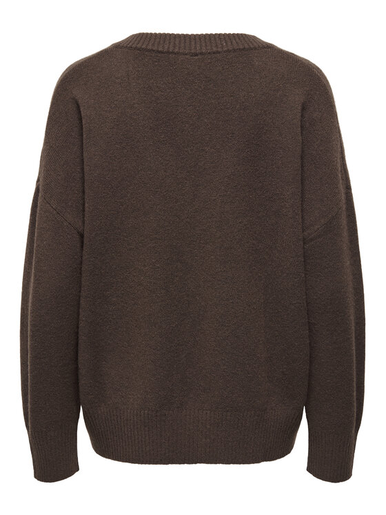ONLY ONLY Džemper Mari 15360940 Smeđa Loose Fit