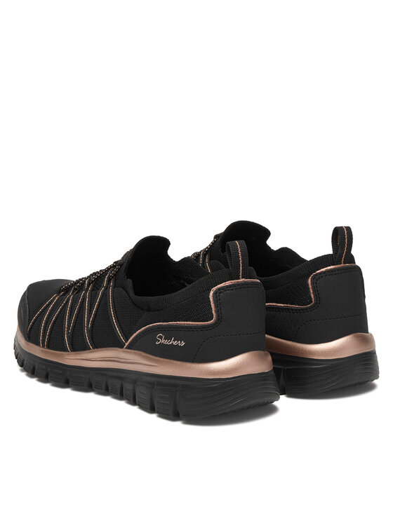 Skechers Skechers Tenisice Graceful 100888/BKRG Crna