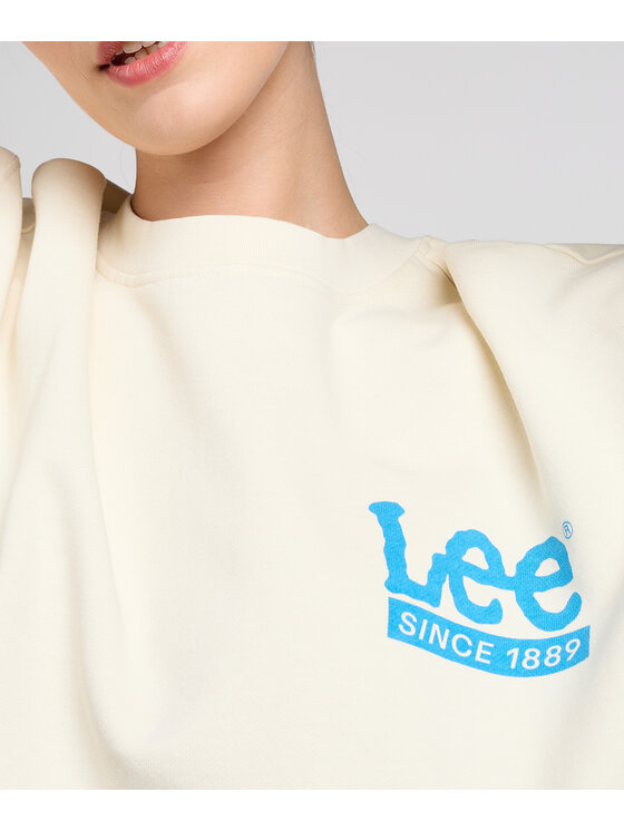 Lee Lee Bluza 112351132 Beżowy Regular Fit