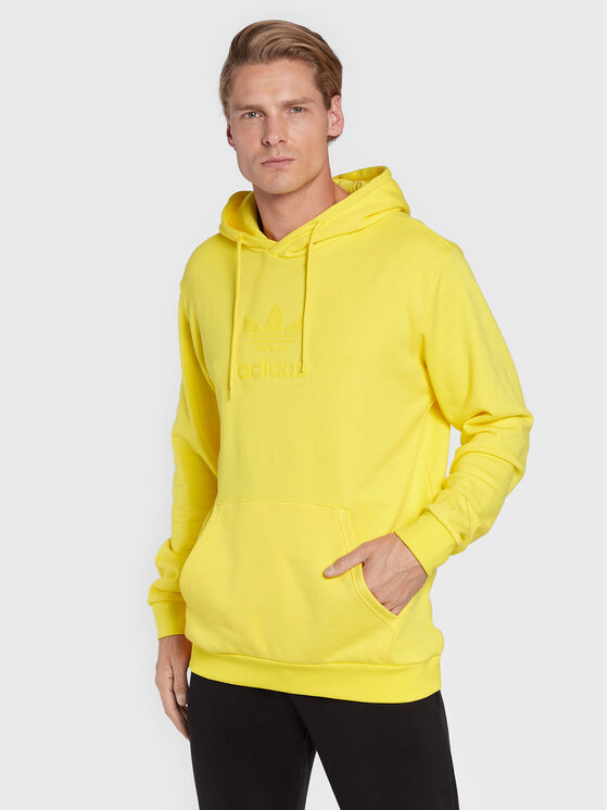 adidas adidas Суитшърт Trefoil Series Street HK2791 Жълт Regular Fit