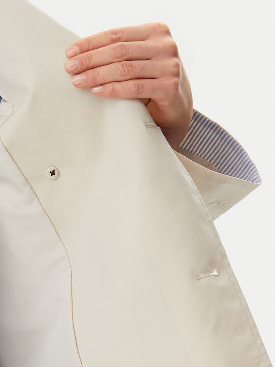 Tommy Jeans Tommy Jeans Tenchcoat DW0DW21348 Beige Regular Fit
