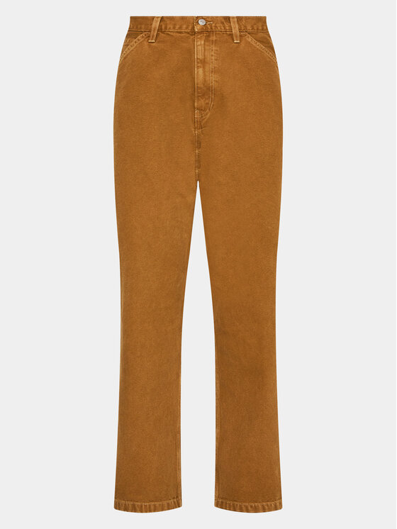 Levi s Pantalon en tissu Stay Loose 55849 0034 Marron Loose Fit Modivo