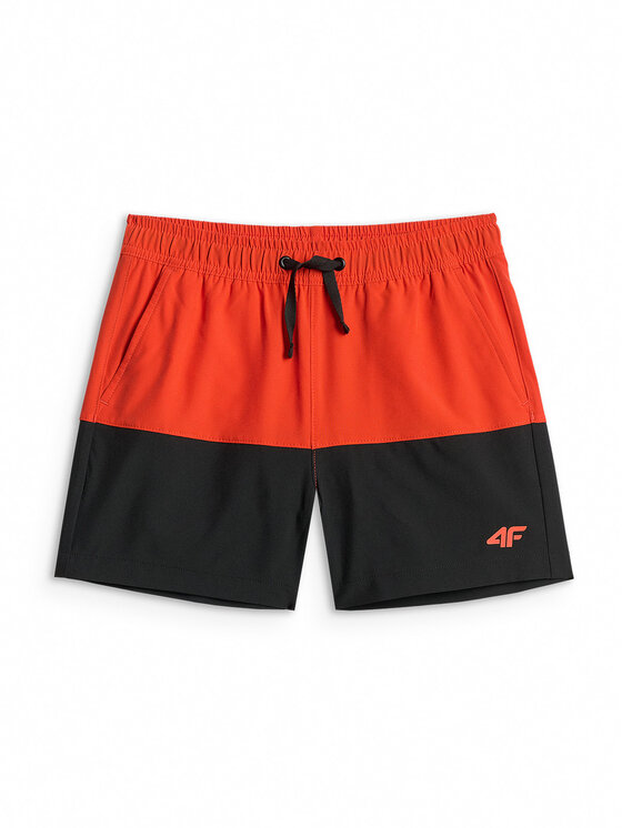 4F 4F Szorty sportowe BEACHSIDE CHILL Czerwony Board Fit