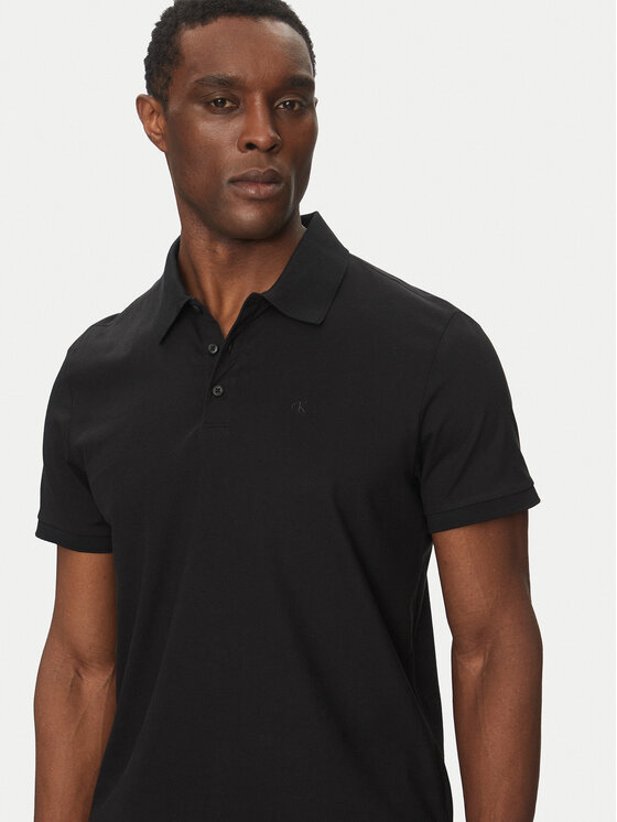Calvin Klein Jeans Calvin Klein Jeans Polokošeľa LV040HM281 Čierna Regular Fit
