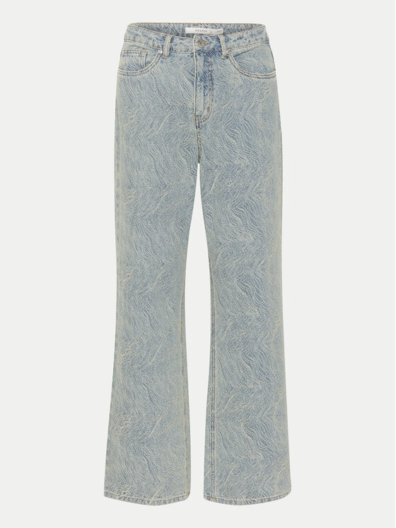 Gestuz Gestuz Jeans hlače Gianna 10908896 Modra Straight Fit
