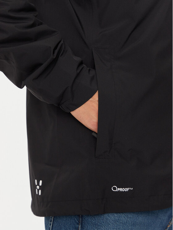 Haglöfs Haglöfs Nepremokavá bunda Korp Proof 607958 Čierna Standard Fit