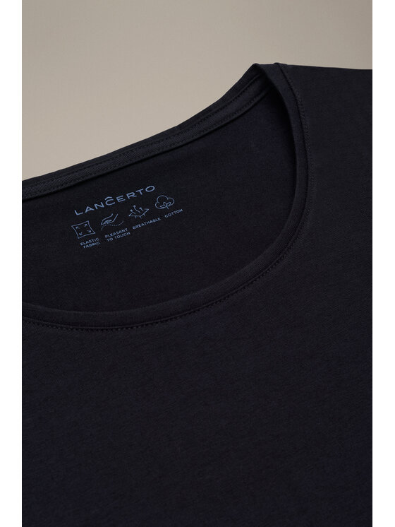 Lancerto Lancerto T-Shirt Arlena TS073226000019 Granatowy Regular Fit