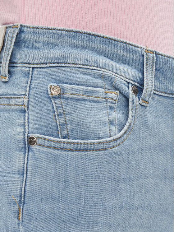 Liu Jo Liu Jo Szorty jeansowe UA4176 D4615 Niebieski Slim Fit