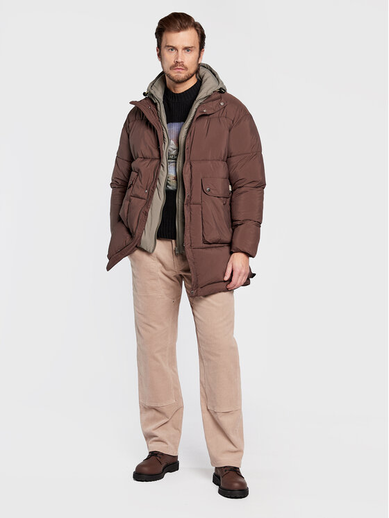 Giubbotto piumino Andreas 225004 Marrone Regular
