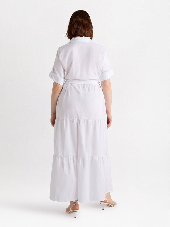 Fiorella Rubino Fiorella Rubino Abito da sera 7061T001705N011 Bianco A-Line Fit