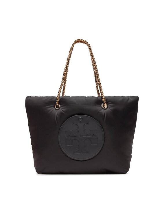 Tory Burch Borsetta Ella Puffy Chain Tote 152450 Nero Modivo