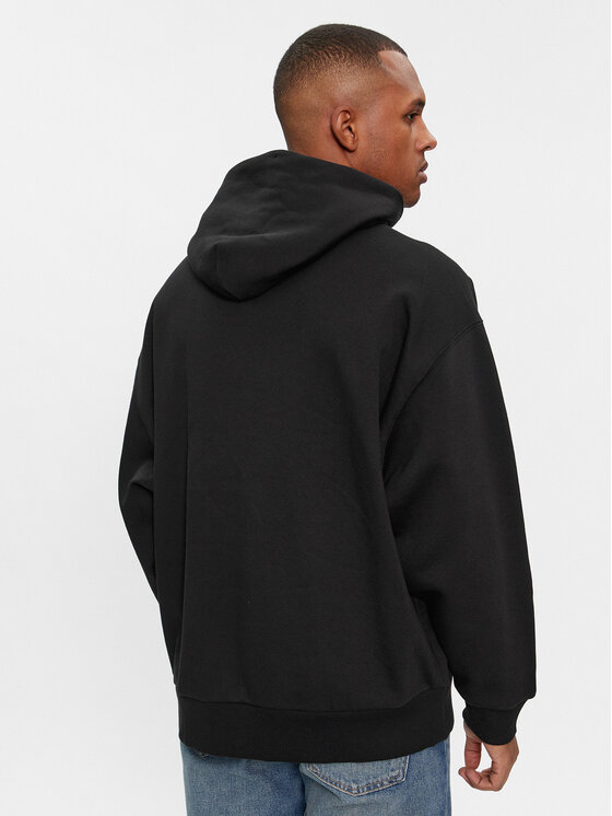 Calvin Klein Calvin Klein Mikina Grid Logo K10K112255 Černá Regular Fit