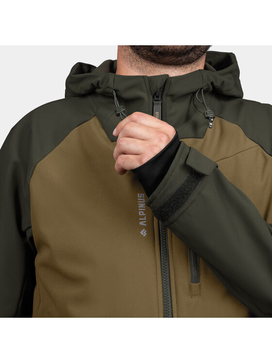 Alpinus Alpinus Kurtka outdoor Oniore Brązowy Regular Fit