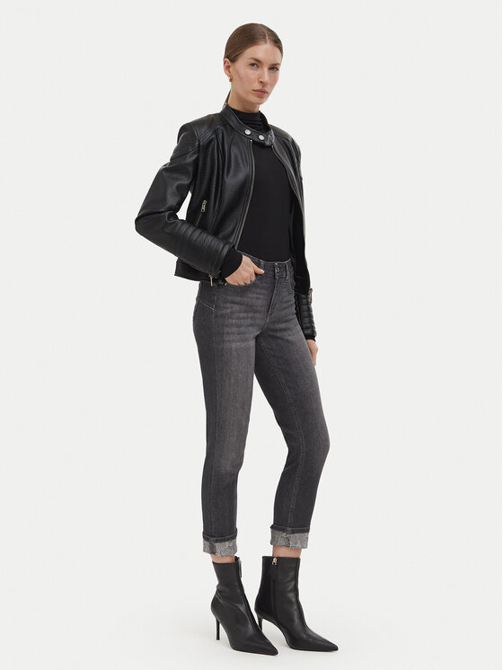 Liu Jo Liu Jo Jeans hlače UF6006 D0305 Siva Regular Fit
