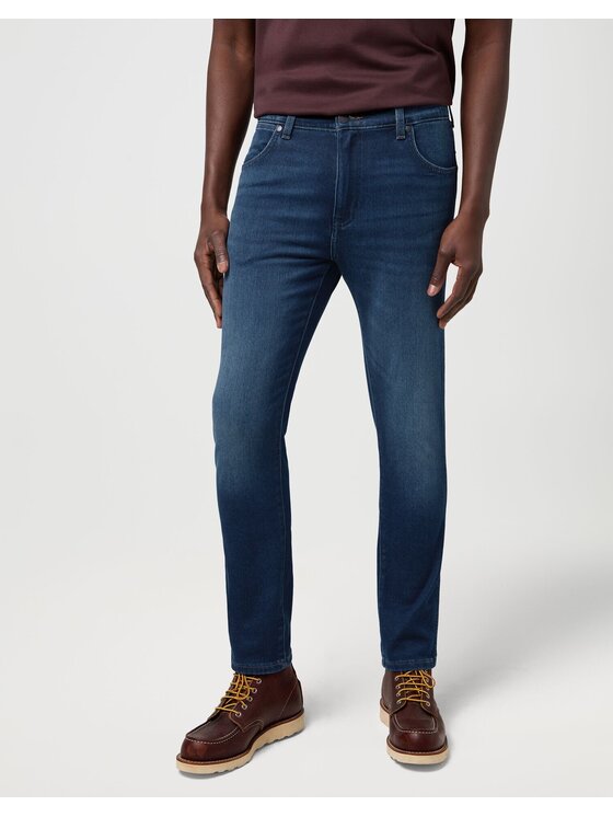 Wrangler Wrangler Jeansy LARSTON Niebieski Slim Fit