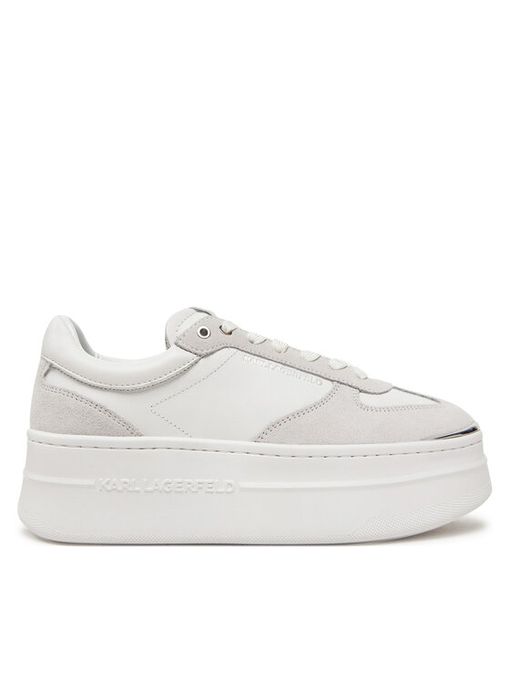 Sneakers KARL LAGERFELD Kobo III KL65025 Alb