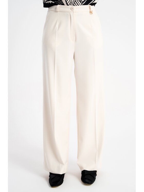 CLICK CLICK Παντελόνι υφασμάτινο 30-350 Ανοιχτό μπεζ Loose Fit