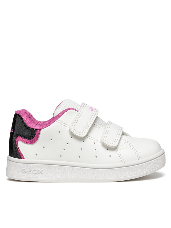 Sneakers Geox B Eclyper Girl B365MA 0BCKC C0404 Alb