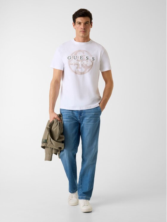 Guess Guess T-Shirt 182171 Bílá Classic Fit