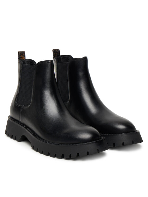 Guess Guess Боти тип челси FMTGOM LEA10 Черен
